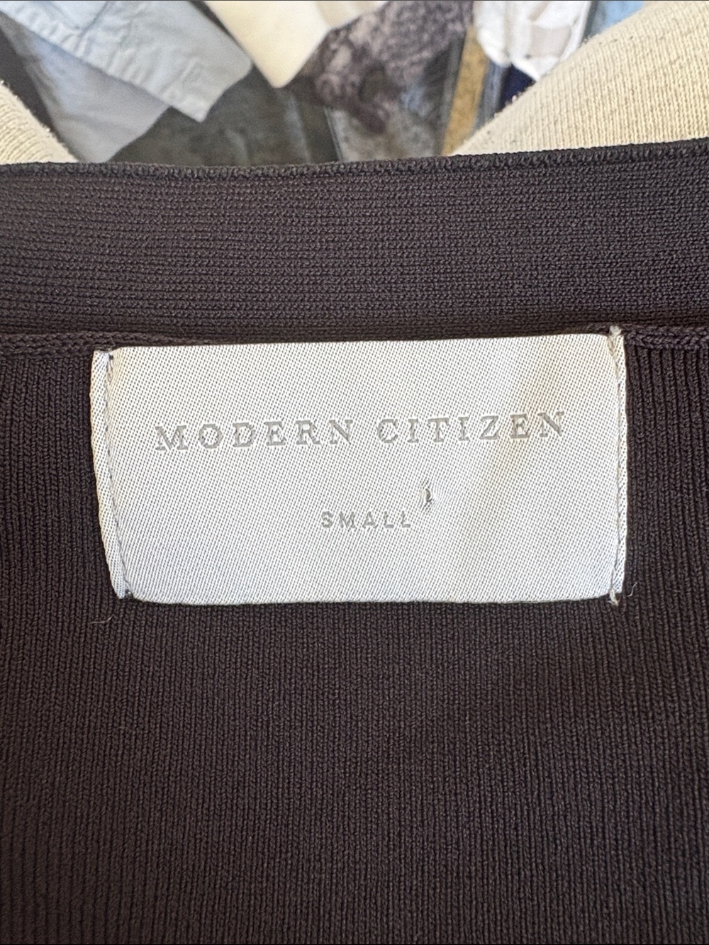 Modern Citizen Black V-Neck Button-Front Cardigan - Picture 2 of 3
